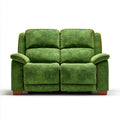 Canapé relax 2 places vert en velours de polyester 160 x 92 x 102 cm